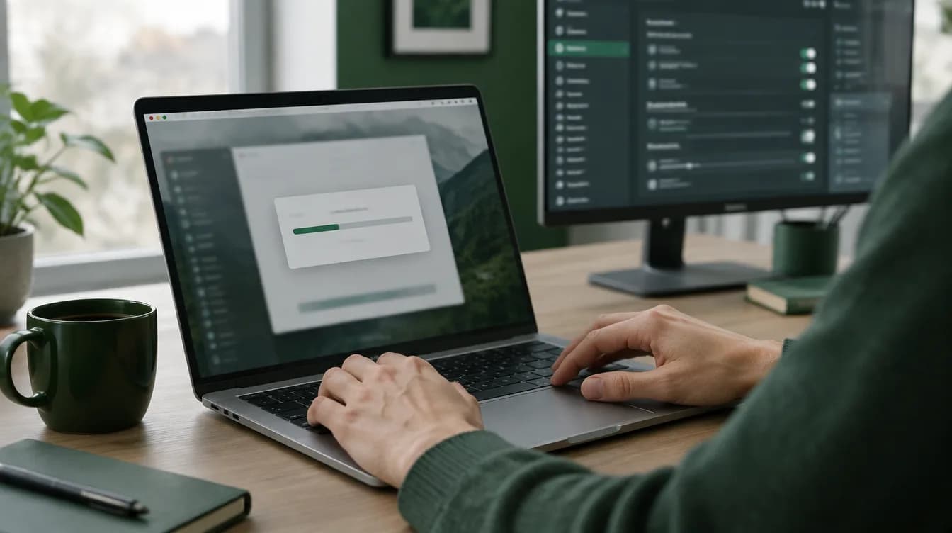 Installation et configuration d’un logiciel sur un portable d’entreprise