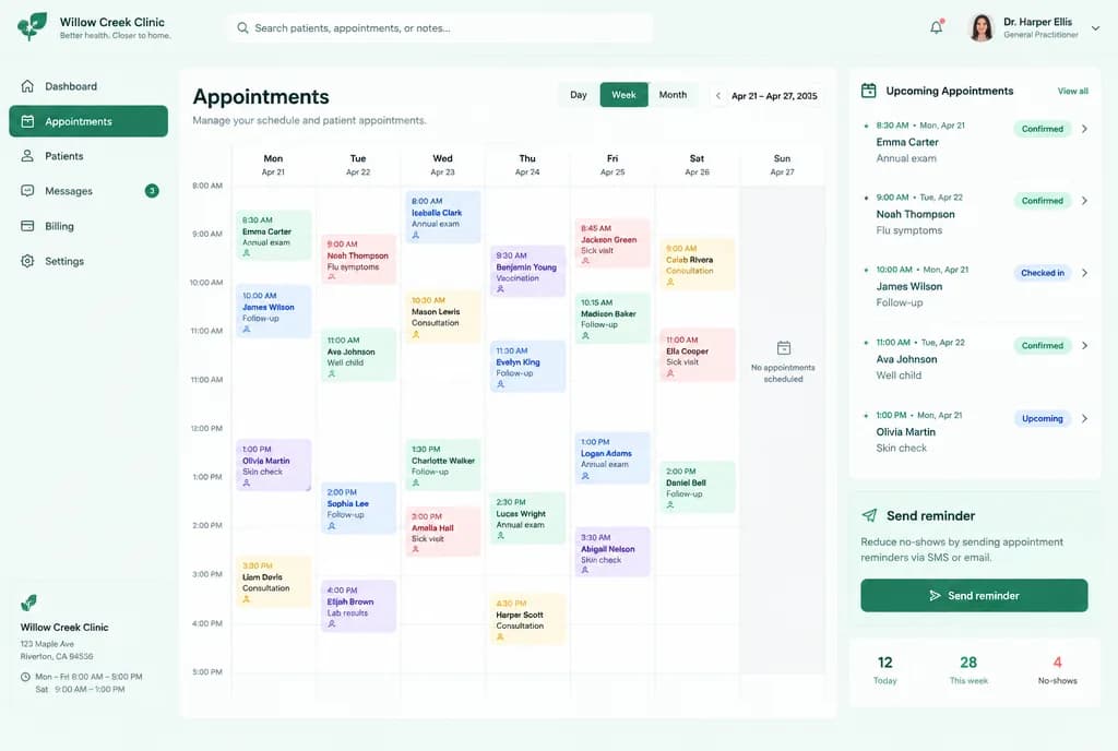 Ibrry Book weekly appointment calendar